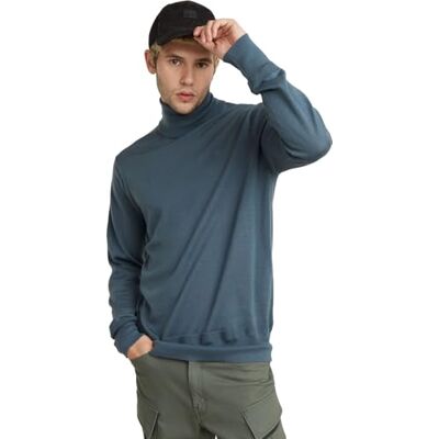 G-STAR RAW Premium core Turtle Knit, Blå (Avio D25177-d847-1820), XS G-STAR RAW Premium core Turtle Knit, Blå (Avio D25177-d847-1820), XS