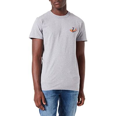 Kings of Indigo Darius T-shirt för män, Grå (grå melee Koiboy 7002), L Kings of Indigo Darius T-shirt för män, Grå (grå melee Koiboy 7002), L