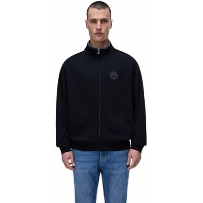 Napapijri Bendil Svart Zip Sweatshirt, Svart skönhet, S Napapijri Bendil Svart Zip Sweatshirt, Svart skönhet, S