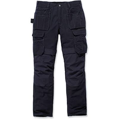 Carhartt herr Byxor Steel Rugged Flex Relaxed Fit Dubbel-Framsida, Cargo med flera fickor, arbetsbyxor, blå, 38W / 28L Carhartt herr Byxor Steel Rugged Flex Relaxed Fit Dubbel-Framsida, Cargo med flera fickor, arbetsbyxor, blå, 38W / 28L
