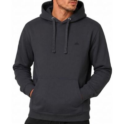 Iron Mountain Herr mjuk fleece pullover huvtröja med huva, återvunnet garn miljövänlig topp, kolmärgel, 2XL Iron Mountain Herr mjuk fleece pullover huvtröja med huva, återvunnet garn miljövänlig topp, kolmärgel, 2XL