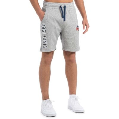Lonsdale herrshorts normal passform SKAILL, Marl grå/marin/röd, XL, 117565 Lonsdale herrshorts normal passform SKAILL, Marl grå/marin/röd, XL, 117565