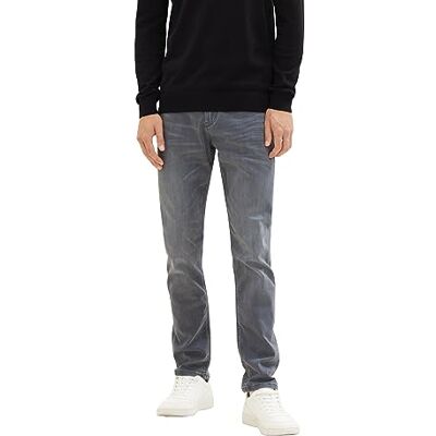 TOM TAILOR Herr jeans 202212 Josh Slim, 10210 Grey Denim, 34W / 30L TOM TAILOR Herr jeans 202212 Josh Slim, 10210 Grey Denim, 34W / 30L