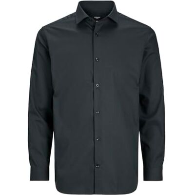 JACK & JONES herrskjorta, långärmad, Darkest Spruce/passform: smal passform, M JACK & JONES herrskjorta, långärmad, Darkest Spruce/passform: smal passform, M
