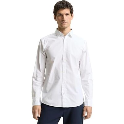 TOM TAILOR herrskjorta, 20000 – vit, 3XL TOM TAILOR herrskjorta, 20000 – vit, 3XL