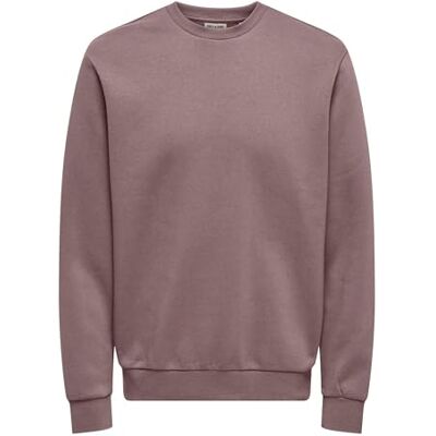Only & Sons Onsceres Crew Neck Noos, Twilight Mauve, XS Only & Sons Onsceres Crew Neck Noos, Twilight Mauve, XS