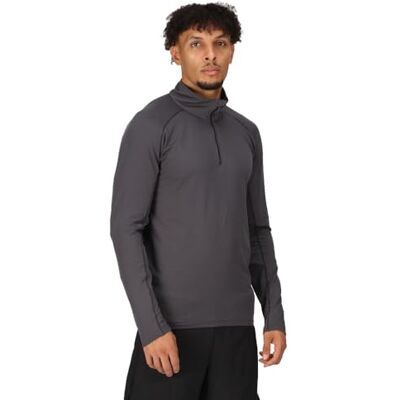 Regatta Professional mäns stretch halv dragkedja mellanlager tätning grå, Tätningsgrå, XL Regatta Professional mäns stretch halv dragkedja mellanlager tätning grå, Tätningsgrå, XL
