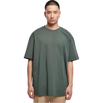 Urban Classics Man T-Shirt Heavy Oversized Garment Dye Tee, Bottlegreen, L Urban Classics Man T-Shirt Heavy Oversized Garment Dye Tee, Bottlegreen, L