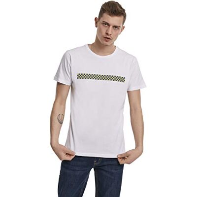 MERCHCODE herr t-shirt brandalised – Banksy's Officer te med graffititryck av konstnären, vit, XS-XXL vit XS MERCHCODE herr t-shirt brandalised – Banksy's Officer te med graffititryck av konstnären, vit, XS-XXL vit XS