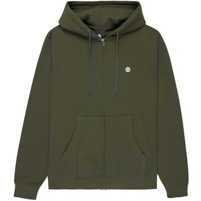 Element Ikon broderad ZH fleecetröja för herr brun XS Element Ikon broderad ZH fleecetröja för herr brun XS