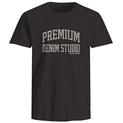 JACK & JONES Jprblutimmy Ss Tee Crew Neck Fst, svart, L JACK & JONES Jprblutimmy Ss Tee Crew Neck Fst, svart, L