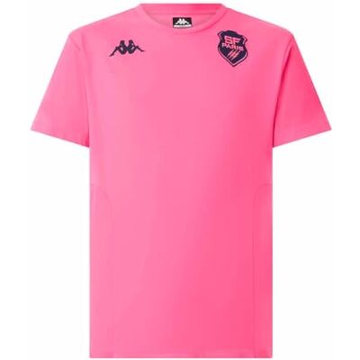 Kappa French Stadium Paris rugby t-shirt för vuxna rosa Kappa French Stadium Paris rugby t-shirt för vuxna rosa
