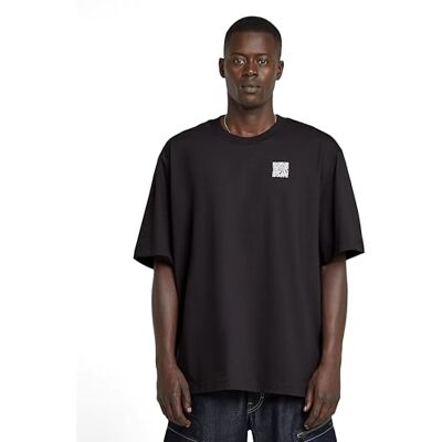 G-STAR RAW QR mini maxi boxy r t, Svart (Dk Black D25975-c784-6484), L G-STAR RAW QR mini maxi boxy r t, Svart (Dk Black D25975-c784-6484), L