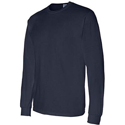 Gildan Herrskjorta (2-pack), marinblå, M Gildan Herrskjorta (2-pack), marinblå, M