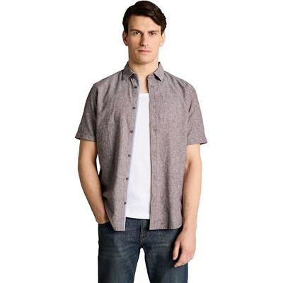 TOM TAILOR 1049611 tröja, 39544-stenig brun chambray, 3XL herr TOM TAILOR 1049611 tröja, 39544-stenig brun chambray, 3XL herr