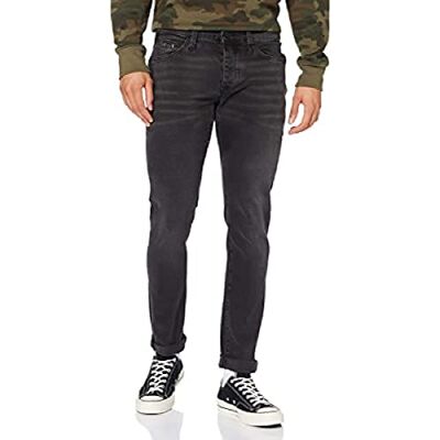 Mavi Yves jeans för män, Dark Smoke svart, 32W x 30L Mavi Yves jeans för män, Dark Smoke svart, 32W x 30L