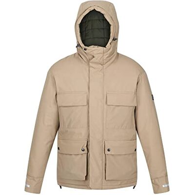 Regatta Herr Raylan vattentät och andningsbar parkas med termoguard-isolering, huva och flera fickor Regatta Herr Raylan vattentät och andningsbar parkas med termoguard-isolering, huva och flera fickor