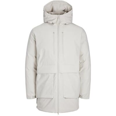 JACK & JONES JACK&JONES JCOCHARLIE Jacka BF Parka, Moonbeam, XS, Moonbeam, XS JACK & JONES JACK&JONES JCOCHARLIE Jacka BF Parka, Moonbeam, XS, Moonbeam, XS