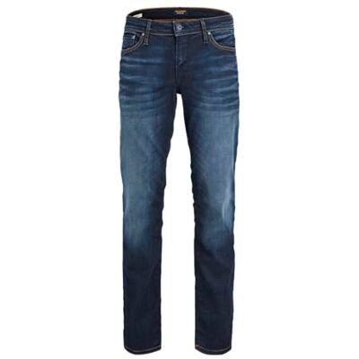 JACK & JONES Jeans för män, Denim blå, 33W x 32L JACK & JONES Jeans för män, Denim blå, 33W x 32L