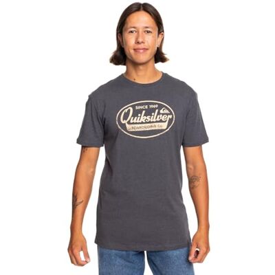 Quiksilver herr What WE DO Best T-Shirt Screen Tee, charcoal heather, S Quiksilver herr What WE DO Best T-Shirt Screen Tee, charcoal heather, S