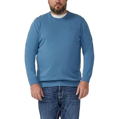 s.Oliver stor storlek tröja med rund hals, 6244, 5XL s.Oliver stor storlek tröja med rund hals, 6244, 5XL