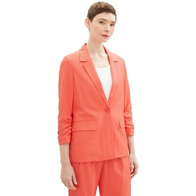 TOM TAILOR Denim dam blazer, 11042 – Plain Red, M TOM TAILOR Denim dam blazer, 11042 – Plain Red, M