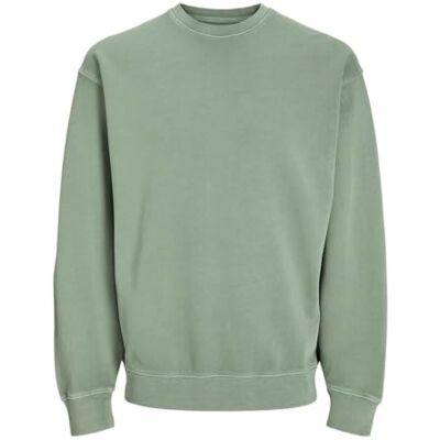 JACK & JONES JJECHARGE Faded Sweat Crew Neck NOOS, Isberggrön, S JACK & JONES JJECHARGE Faded Sweat Crew Neck NOOS, Isberggrön, S