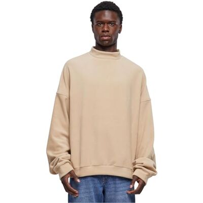 Urban Classics Sweatshirt för män, Wetsand, XL Urban Classics Sweatshirt för män, Wetsand, XL