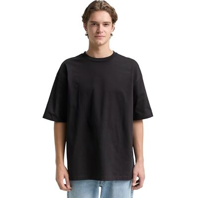 TOM TAILOR Denim herr T-tröja 1035912, 29999 Svart, L TOM TAILOR Denim herr T-tröja 1035912, 29999 Svart, L