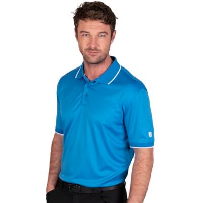 Island Green herr Igts1899 mäns ryggoke detalj stretch snabbtorkande prestanda golf polo skjorta golf pikétröja (paket med 1) Island Green herr Igts1899 mäns ryggoke detalj stretch snabbtorkande prestanda golf polo skjorta golf pikétröja (paket med 1)