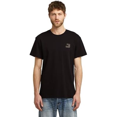 G-STAR RAW 8719965012981 bröstlogotyp r t, Svart (Dk Black D26821-d976-6484), S G-STAR RAW 8719965012981 bröstlogotyp r t, Svart (Dk Black D26821-d976-6484), S