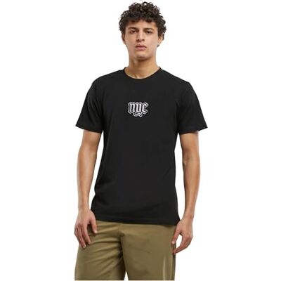 NYC Old English Wording Patch Tee, svart, S NYC Old English Wording Patch Tee, svart, S