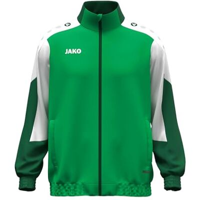 JAKO Unisex vävda jacka Dynamic, grön/vit/mörkgrön, L JAKO Unisex vävda jacka Dynamic, grön/vit/mörkgrön, L