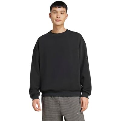 adidas herr Soft Lux Sweatshirt, black, XS adidas herr Soft Lux Sweatshirt, black, XS