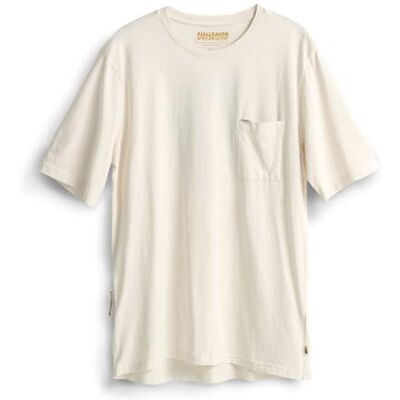 Fjällräven Herr utomhus t-shirt av ekologisk bomull med dragkedja, äggshell, M, Äggskal, M Fjällräven Herr utomhus t-shirt av ekologisk bomull med dragkedja, äggshell, M, Äggskal, M