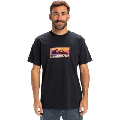 Quiksilver Ev Gradient Box SS T-shirt herr, Mörk marinblå, XS Quiksilver Ev Gradient Box SS T-shirt herr, Mörk marinblå, XS