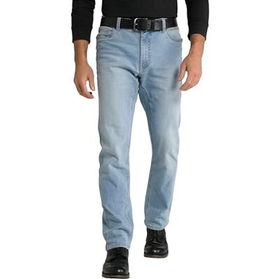JP 1880 Mäns jeans, FLEXNAMIC, rak passform, upp till storlek 70/35 byxor, blekt denim, 31 JP 1880 Mäns jeans, FLEXNAMIC, rak passform, upp till storlek 70/35 byxor, blekt denim, 31