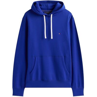 Tommy Hilfiger herr ESS SEASONAL FLEECE HOODY MW0MW39997 pullover huvtröja, blå, S, Blå (kil blå), S Tommy Hilfiger herr ESS SEASONAL FLEECE HOODY MW0MW39997 pullover huvtröja, blå, S, Blå (kil blå), S
