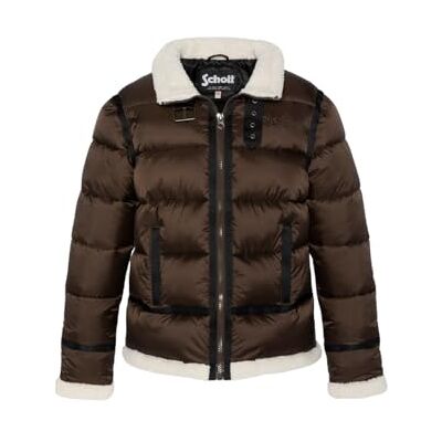 Schott NYC IDAK Jacket Brown M, kastanj, M Schott NYC IDAK Jacket Brown M, kastanj, M