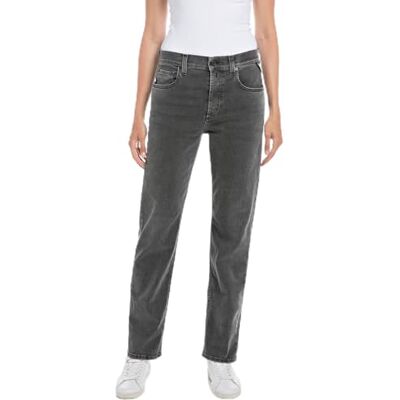 Replay Damjeans Maijke rak passform med stretch, 097 Mörk grå, 23W / 30L Replay Damjeans Maijke rak passform med stretch, 097 Mörk grå, 23W / 30L