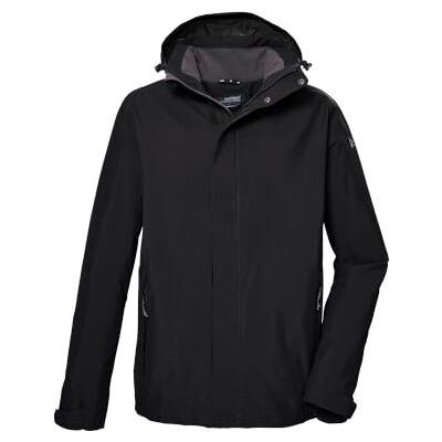 Killtec funktionell jacka för män, utomhusjacka med dragkedja huva, KOS 87 MN JCKT_XENIOS, svart, XL, 43281-000 Killtec funktionell jacka för män, utomhusjacka med dragkedja huva, KOS 87 MN JCKT_XENIOS, svart, XL, 43281-000