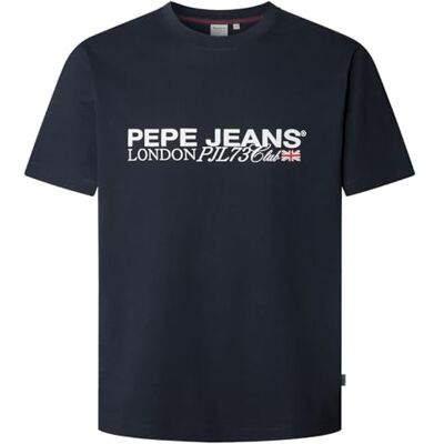 Pepe Jeans herr Matthew T-Shirt, blå (Dulwich Blue), XXL, Blå (Dulwich blå), XXL Pepe Jeans herr Matthew T-Shirt, blå (Dulwich Blue), XXL, Blå (Dulwich blå), XXL