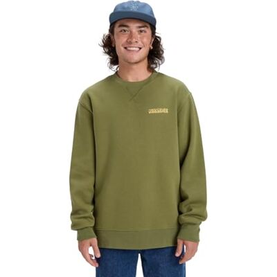 Quiksilver Salt vatten grafisk Crew grön XL fleecetröja Quiksilver Salt vatten grafisk Crew grön XL fleecetröja