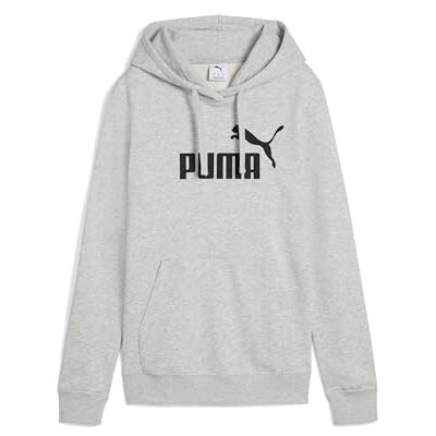 PUMA ESS nr. 1 logotyp huvtröja TR ljusgrå ljung PUMA ESS nr. 1 logotyp huvtröja TR ljusgrå ljung