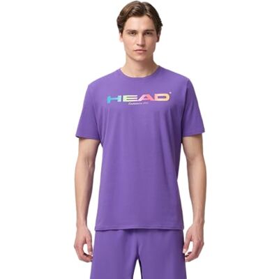 HEAD Rainbow T-Shirt herr, lila HEAD Rainbow T-Shirt herr, lila