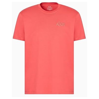 Giorgio Armani Men's Utility Edge, sustainbale, broderad logotyp, normal passform, röd, XL, Kardinal, XL Giorgio Armani Men's Utility Edge, sustainbale, broderad logotyp, normal passform, röd, XL, Kardinal, XL