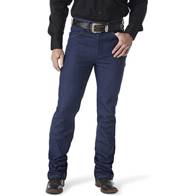 Wrangler Herr Western Bootcut Slim Fit Jeans, Marinblått Xsp, 36W x 36L Wrangler Herr Western Bootcut Slim Fit Jeans, Marinblått Xsp, 36W x 36L