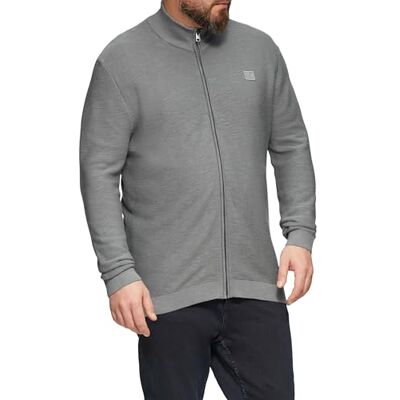s.Oliver stor storlek kofta med logotypmärke, 9500, XXL s.Oliver stor storlek kofta med logotypmärke, 9500, XXL