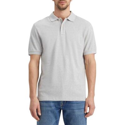 Scotch & Soda Pikétröja för män, Grå melange, XXL Scotch & Soda Pikétröja för män, Grå melange, XXL