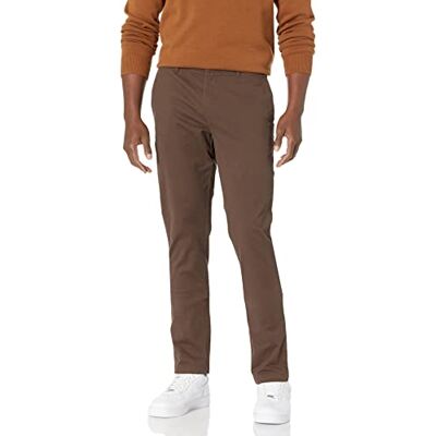 Amazon Essentials Skinny-Fit Tvättade Comfort Stretch Chino-byxor (tidigare Goodthreads), Brun, 42 B x 32 L Amazon Essentials Skinny-Fit Tvättade Comfort Stretch Chino-byxor (tidigare Goodthreads), Brun, 42 B x 32 L